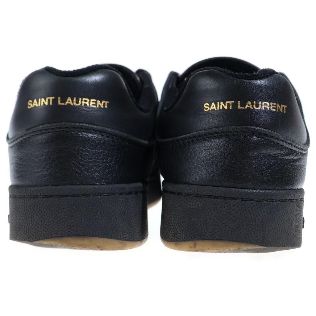 SAINT LAURENT PARIS(サンローランパリ) SL61 スムースレザー ローカットスニーカー ブラック P0 690789