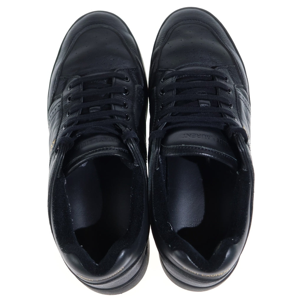 SAINT LAURENT PARIS(サンローランパリ) SL61 スムースレザー ローカットスニーカー ブラック P0 690789