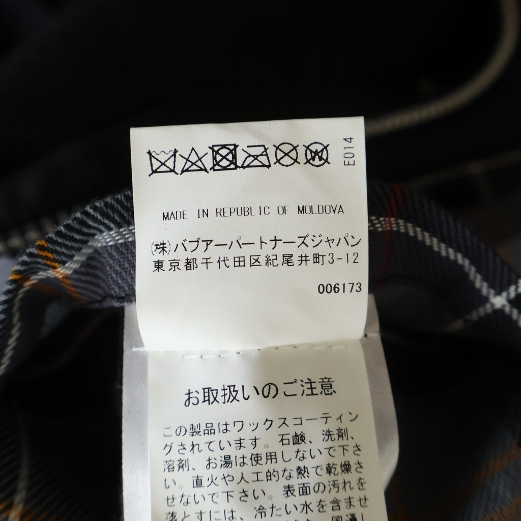 Barbour(バブアー) 22AW オーバーサイズBURGHLEYワックス ジャケット ブラック 222MWX1674
