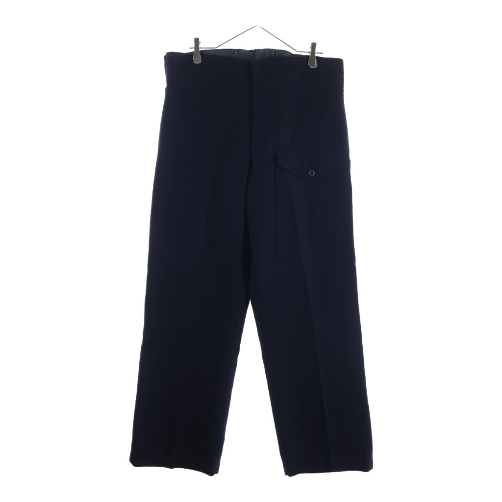 VINTAGE(ヴィンテージ) 40-50S ROYAL NAVY TROUSERS MILITARY PANTS イギリス軍 トラウザーズ ミリタリー ウール パンツ ブラック