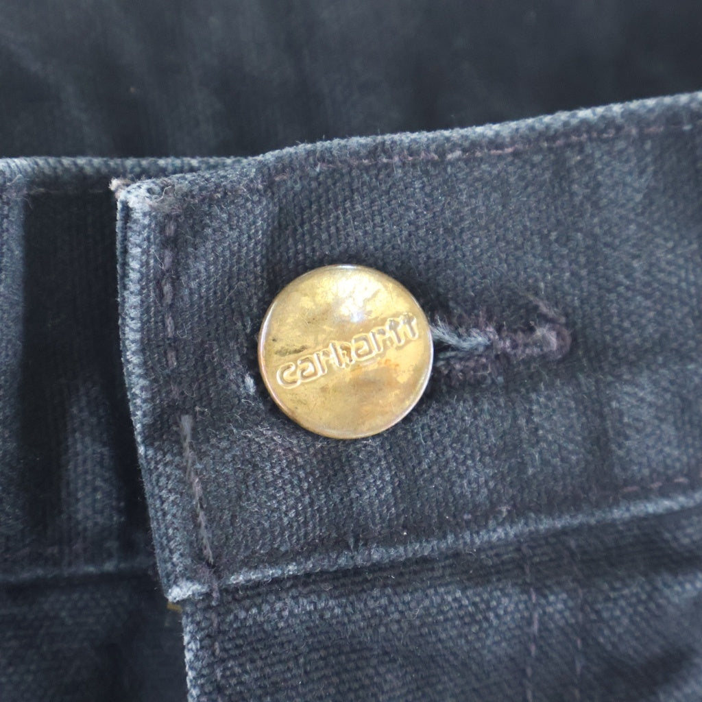 CARHARTT(カーハート) 20S DOUBLE KNEE PANTS USA製 ダブルニー ダック パンツ ブラック B01 BLK