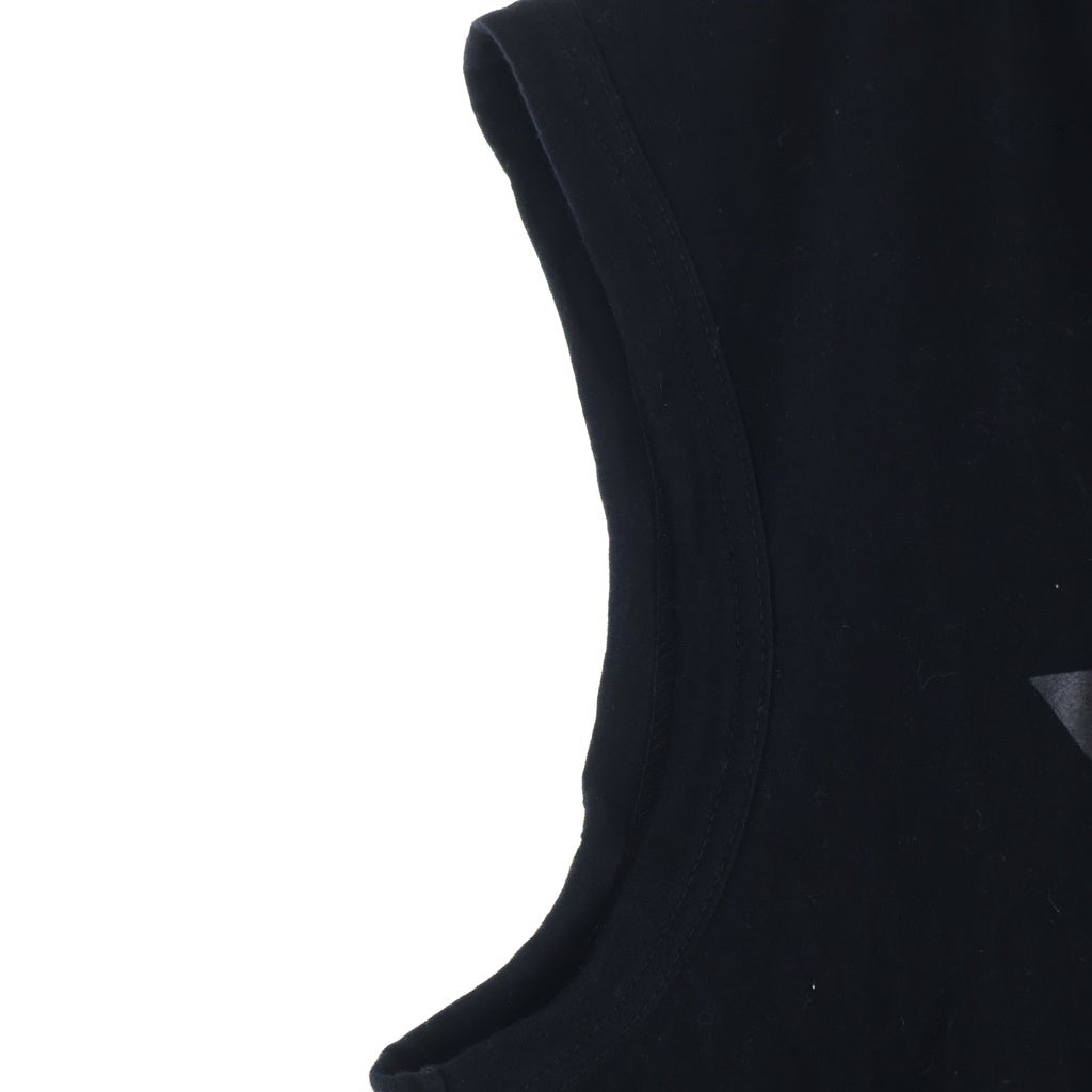 Y's for men(ワイズフォーメン) COTTON JERSEY LOGO PRINT SLEEVELESS TEE コットン天竺ロゴプリント ノースリーブTシャツ ブラック MP-T43-088