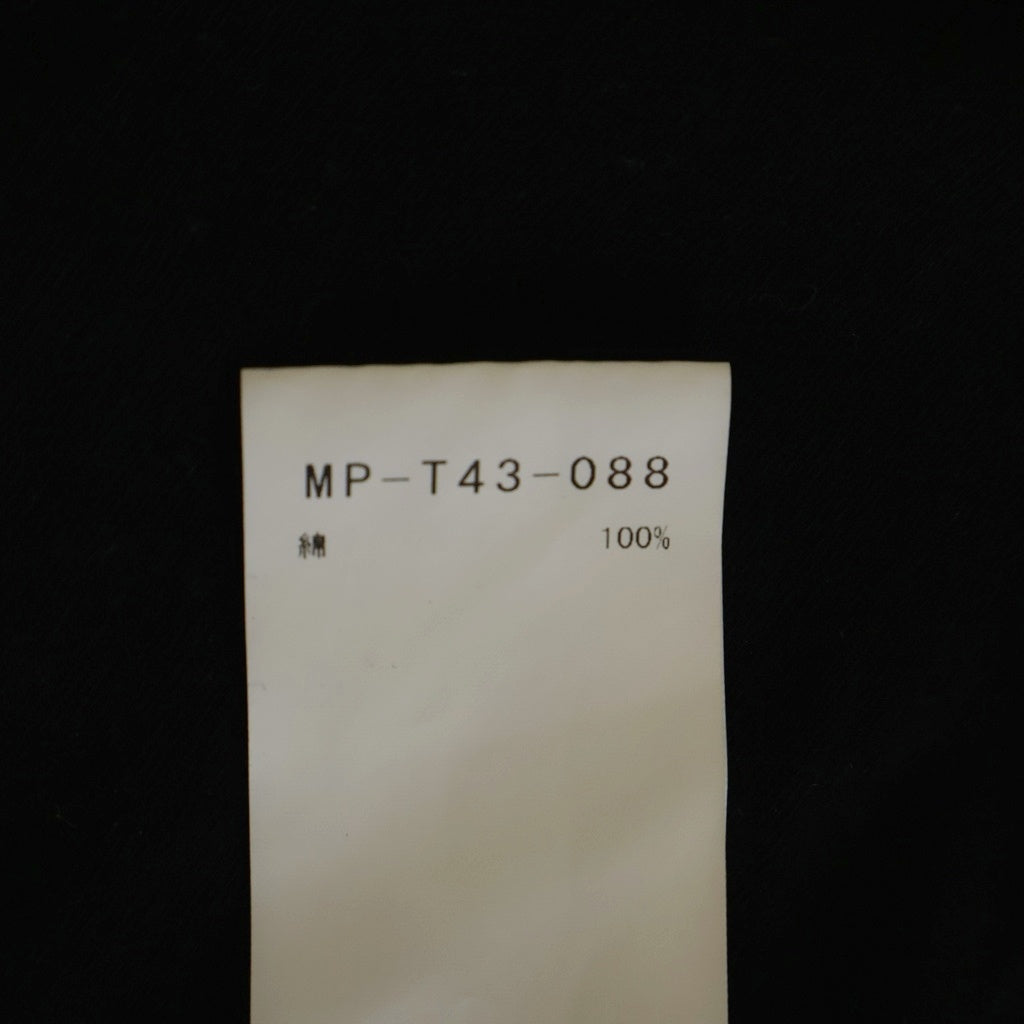 Y's for men(ワイズフォーメン) COTTON JERSEY LOGO PRINT SLEEVELESS TEE コットン天竺ロゴプリント ノースリーブTシャツ ブラック MP-T43-088