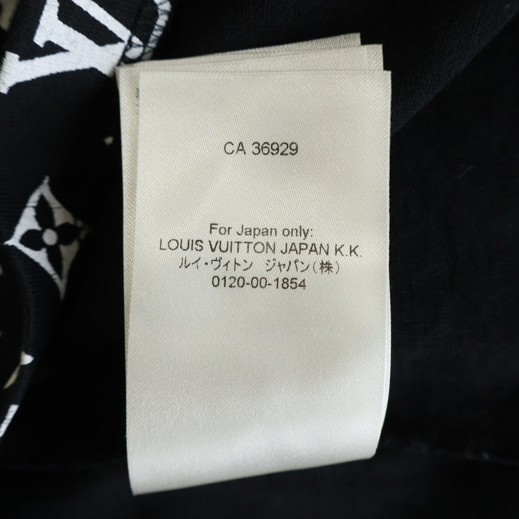 LOUIS VUITTON(ルイヴィトン) 23SS MONOGRAM GRADIENT S/S TEE モノグラムグラディエント 半袖カットソーTシャツ ブラック RM231Q NPG HKY46W