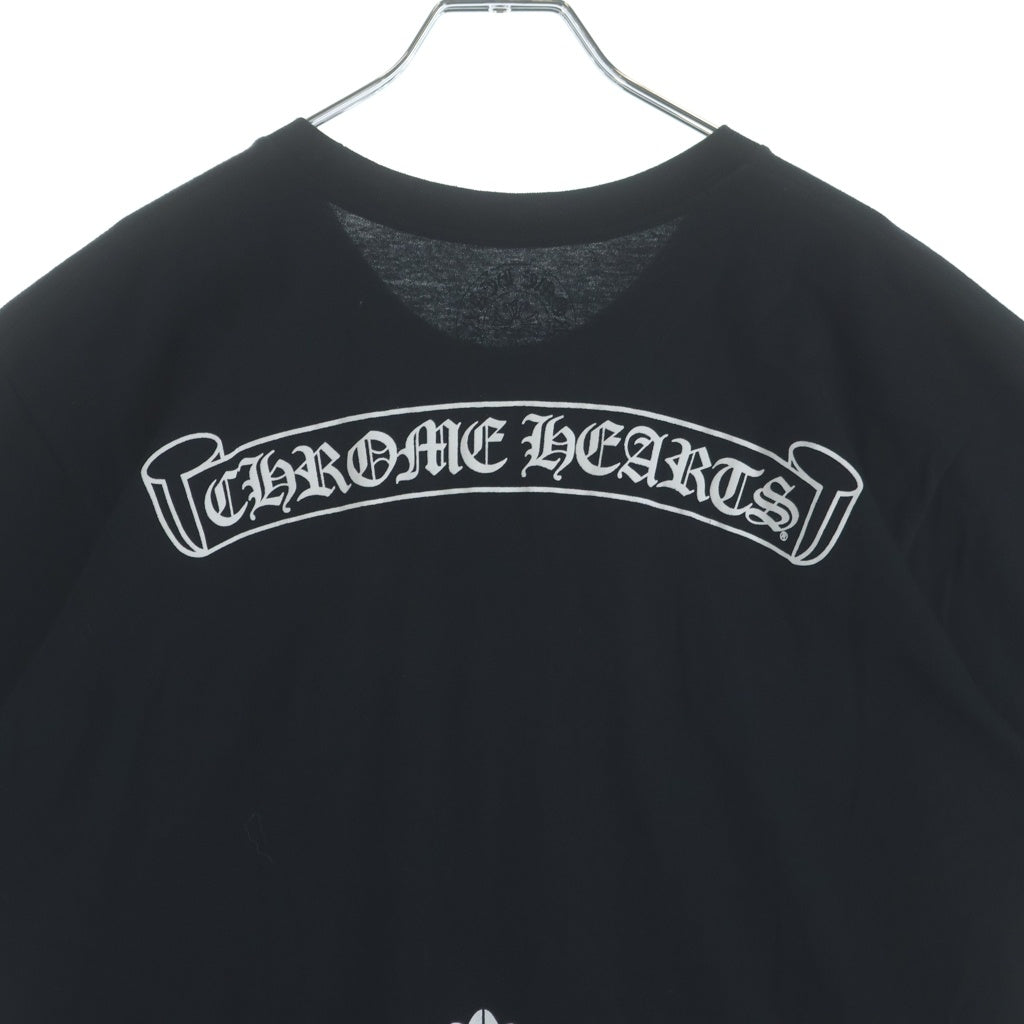 CHROME HEARTS(クロムハーツ) MLTCOL CEM CRS TEE マルチセメタリークロスプリント クルーネック半袖Tシャツ ショートスリーブカットソー ブラック