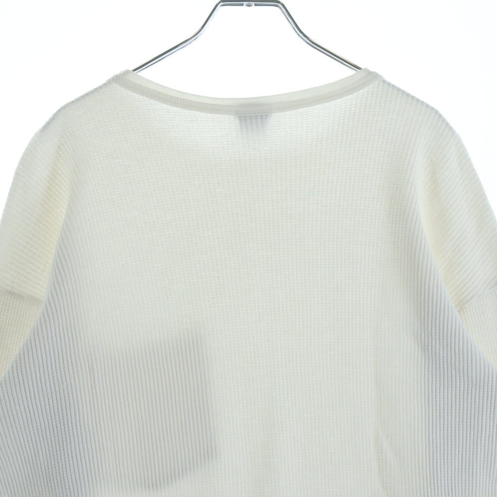 CHROME HEARTS(クロムハーツ) OLD Dagger Thermal L/S Tee FUCK YOU オールドモデル ダガー刺繍 ファックユー サーマル長袖Tシャツ ホワイト