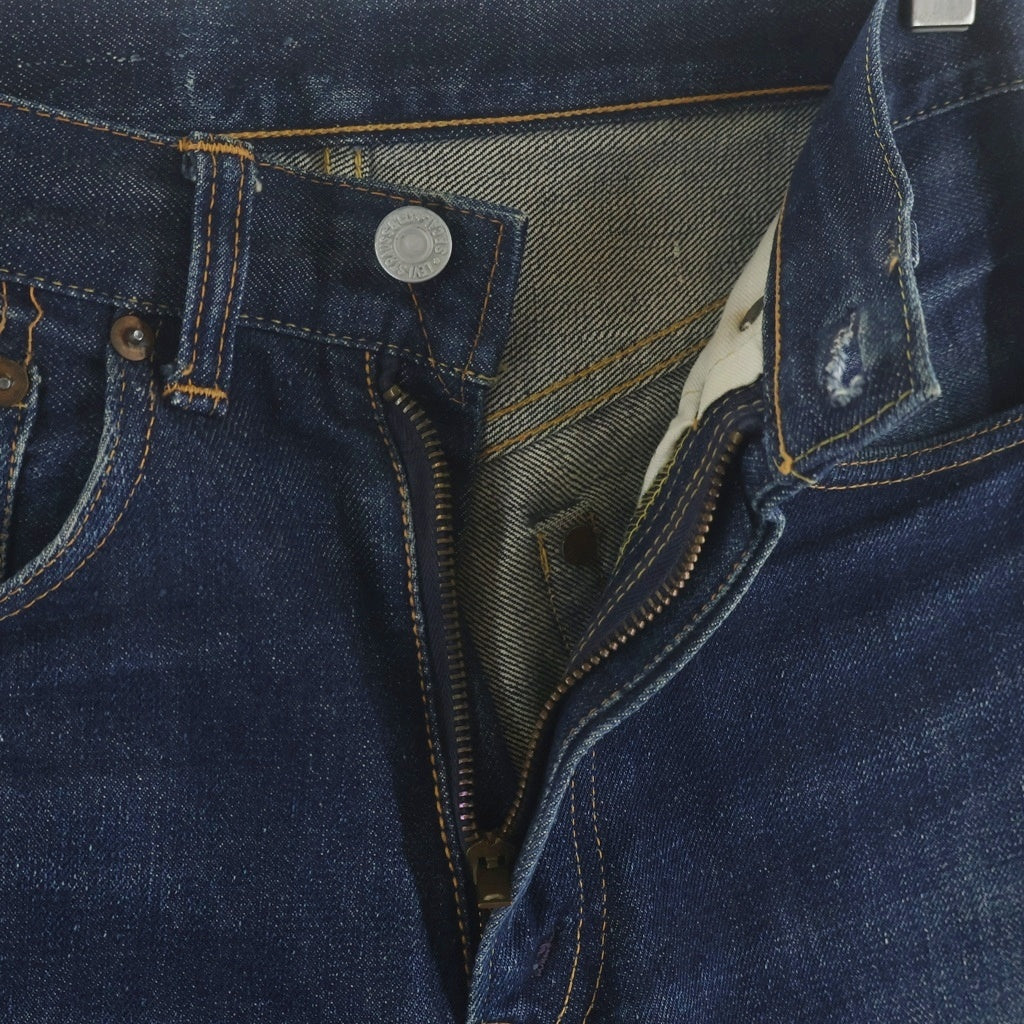 Levi's(リーバイス) 50-60S 501ZXX BIG E ボタン裏刻印20 GRIPPER ZIPPER 隠しリベット Vステッチ デニムパンツ インディゴ