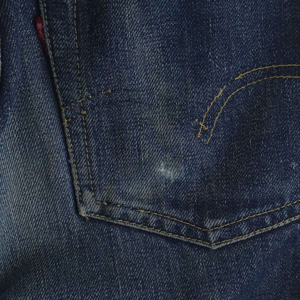 Levi's(リーバイス) 50-60S 501ZXX BIG E ボタン裏刻印20 GRIPPER ZIPPER 隠しリベット Vステッチ デニムパンツ インディゴ