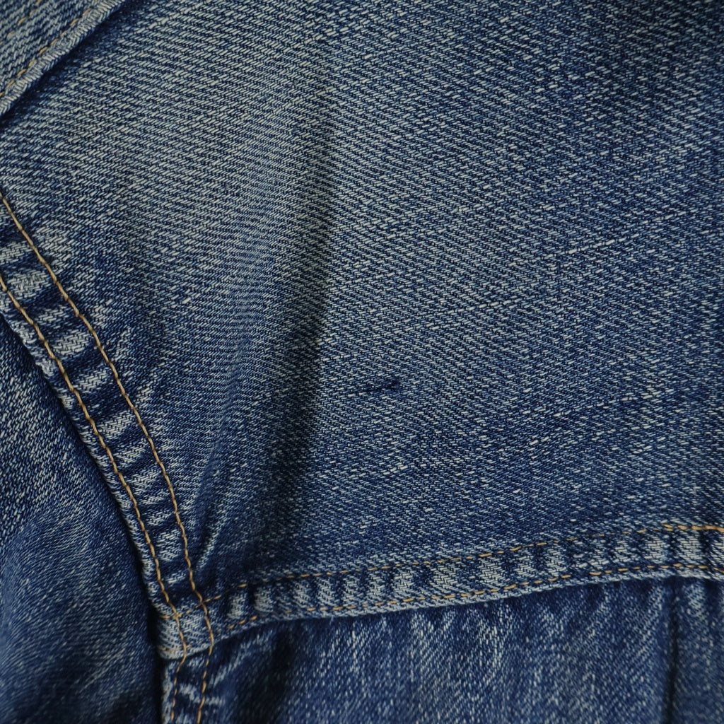 Levi's(リーバイス) 50S 507XX 2nd BIG E 紙パッチ ボタン裏無刻印 両面タブ 均等V レインボーステッチ デニムジャケット インディゴ