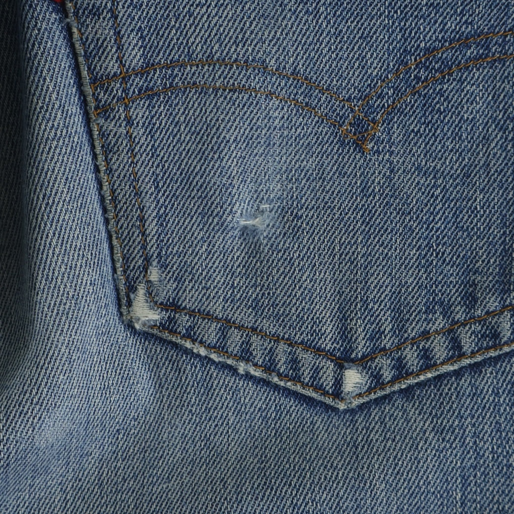 Levi's(リーバイス) 70S 501 BIG E後期 紙パッチ ボタン裏6 並行ステッチ 足長R ボタンフライ インディゴ