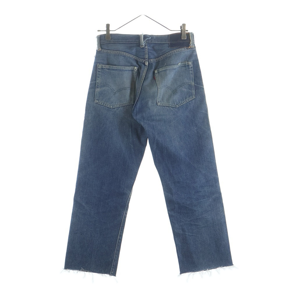 Levi's(リーバイス) 50-60S 501XX 紙パッチギャラ入り BIG E ボタン裏刻印K 両面タブ オフセット オフセット 足長R インディゴ