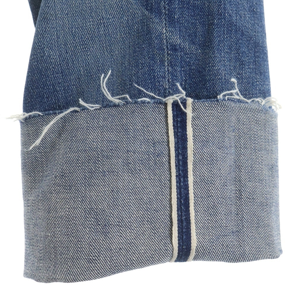 Levi's(リーバイス) 50-60S 501XX 紙パッチギャラ入り BIG E ボタン裏刻印K 両面タブ オフセット オフセット 足長R インディゴ