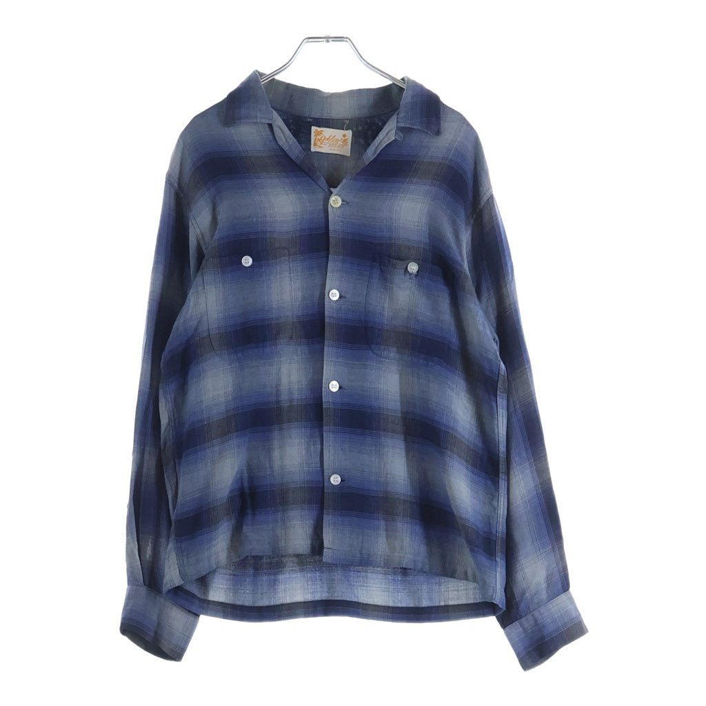 VINTAGE(ヴィンテージ) 60S Golden Isle OMBRE CHECK RAYON L/S SHIRT