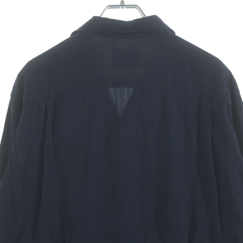 VINTAGE(ヴィンテージ) 60S CHAMPUS (キャンパス) WESTERN RAYON OPENCOLOR L/S SHIRT ウェスタン レーヨン オープンカラー長袖 シャツ ブラック