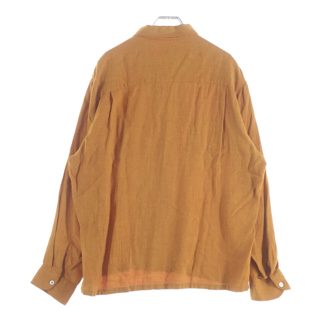 VINTAGE(ヴィンテージ) 60S Wilshire (ウィルシャー)RAYON OPEN COLOR L/S SHIRT レーヨン オープンカラーシャツ マスタード