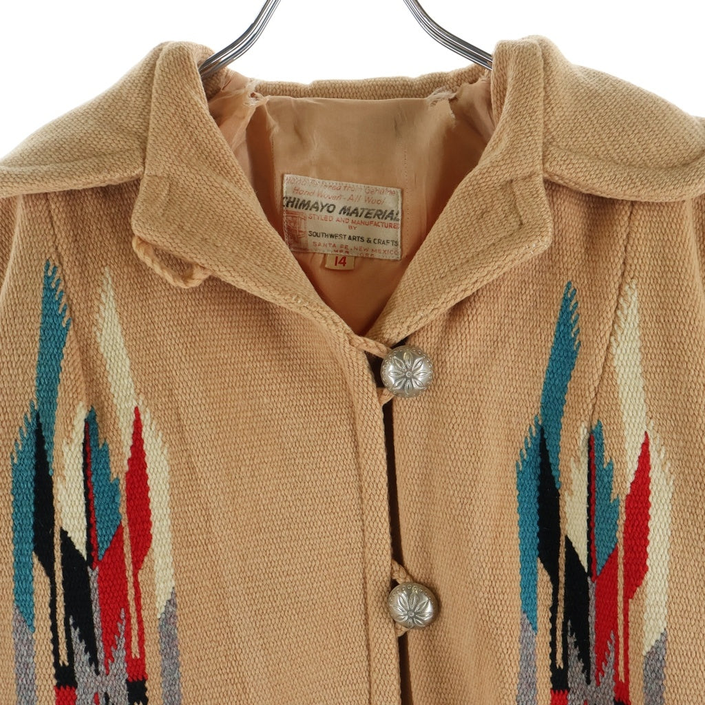 VINTAGE(ヴィンテージ) 50S SOUTHWEST ARTS&CRAFTS (サウスウエスト) CHIMAYO JACKET チマヨジャケット ベージュ
