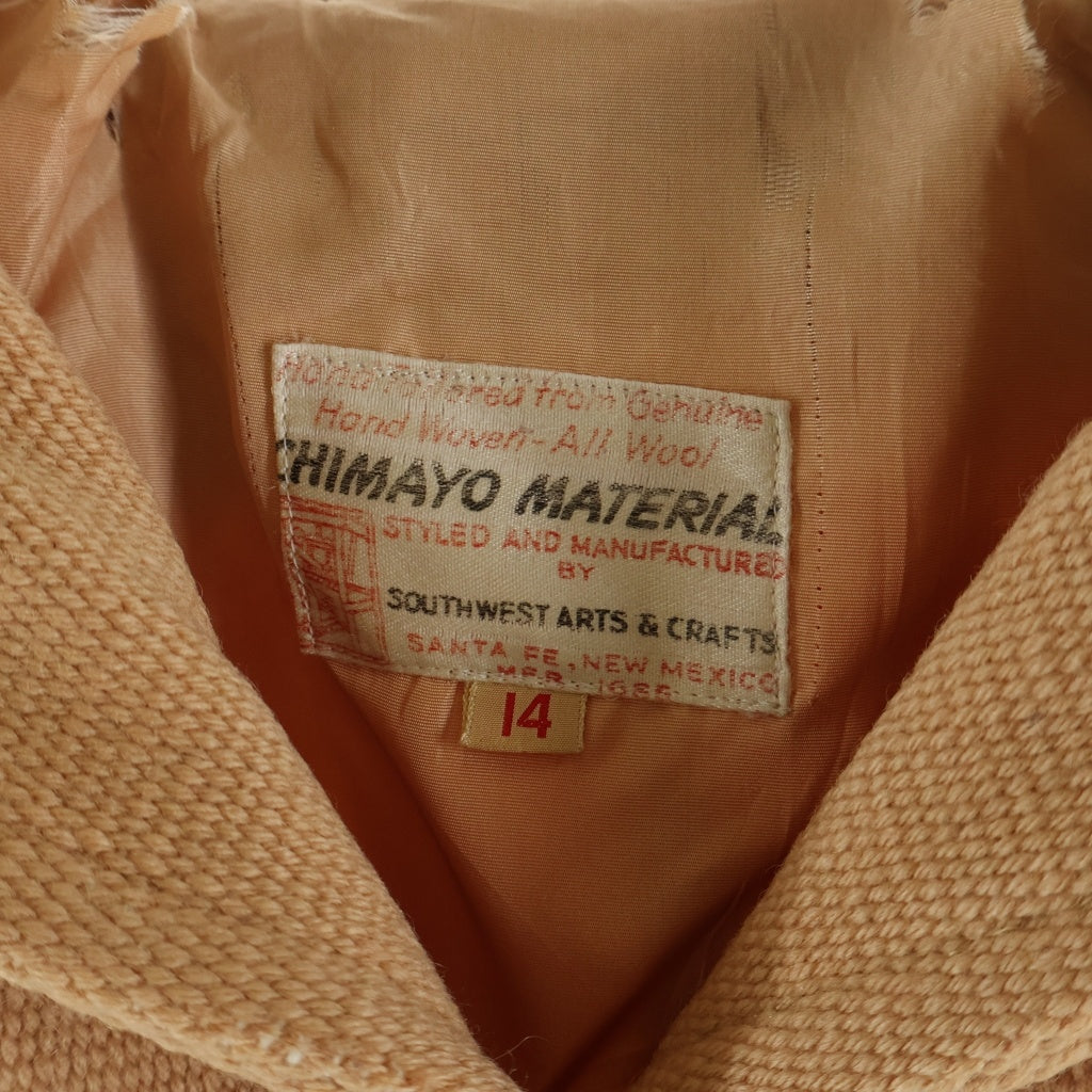 VINTAGE(ヴィンテージ) 50S SOUTHWEST ARTS&CRAFTS (サウスウエスト) CHIMAYO JACKET チマヨジャケット ベージュ