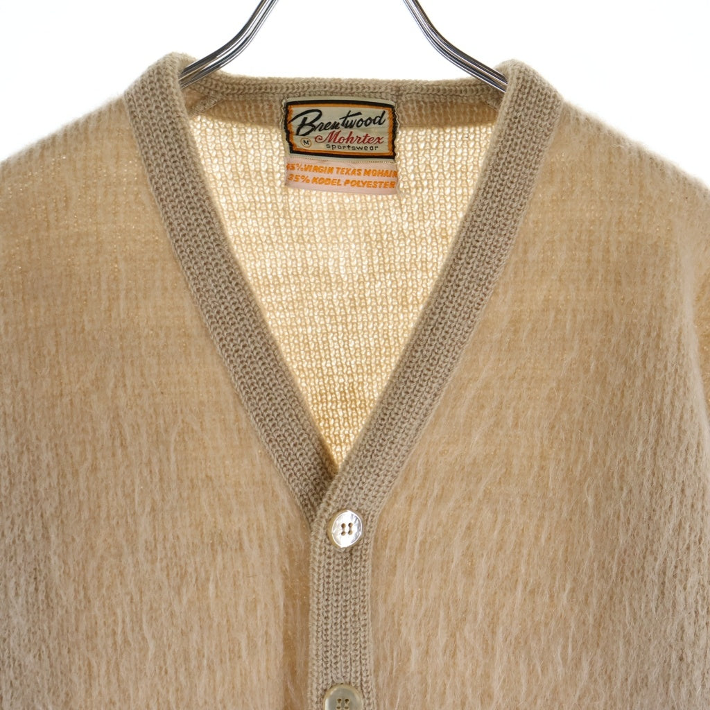 VINTAGE(ヴィンテージ) 60S Brentwood Mohrtex Sportswear (ブレントウッド モーテックス スポーツウェア) MOHAIR MIX CARDIGAN モヘア混カーディガン ベージュ