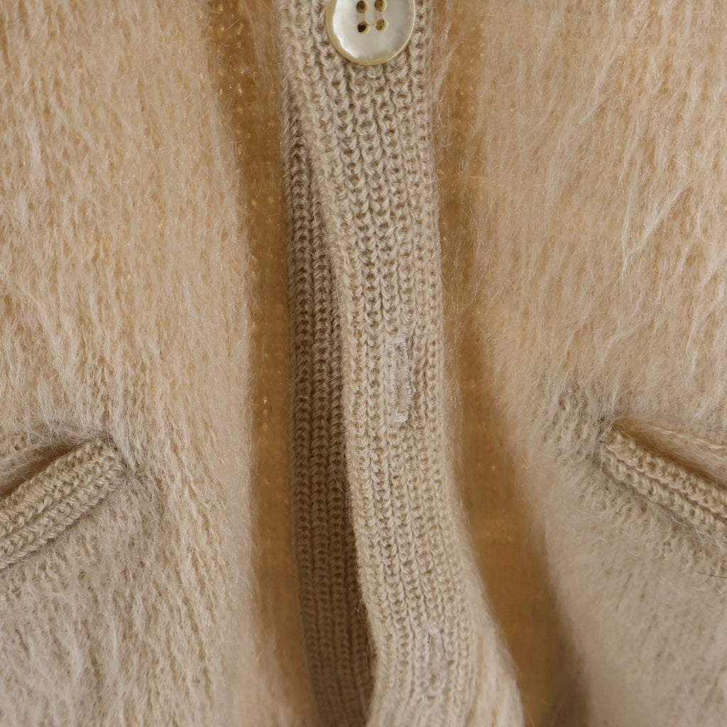 VINTAGE(ヴィンテージ) 60S Brentwood Mohrtex Sportswear (ブレントウッド モーテックス スポーツウェア) MOHAIR MIX CARDIGAN モヘア混カーディガン ベージュ