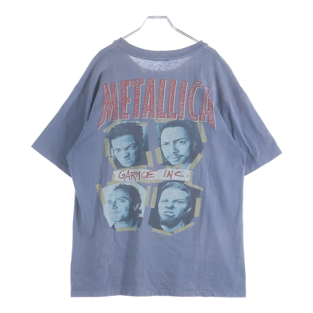 VINTAGE(ヴィンテージ) 90S METALLICA GARAGE INC 1998 メタリカ 両面プリント半袖カットソーTシャツ パープル