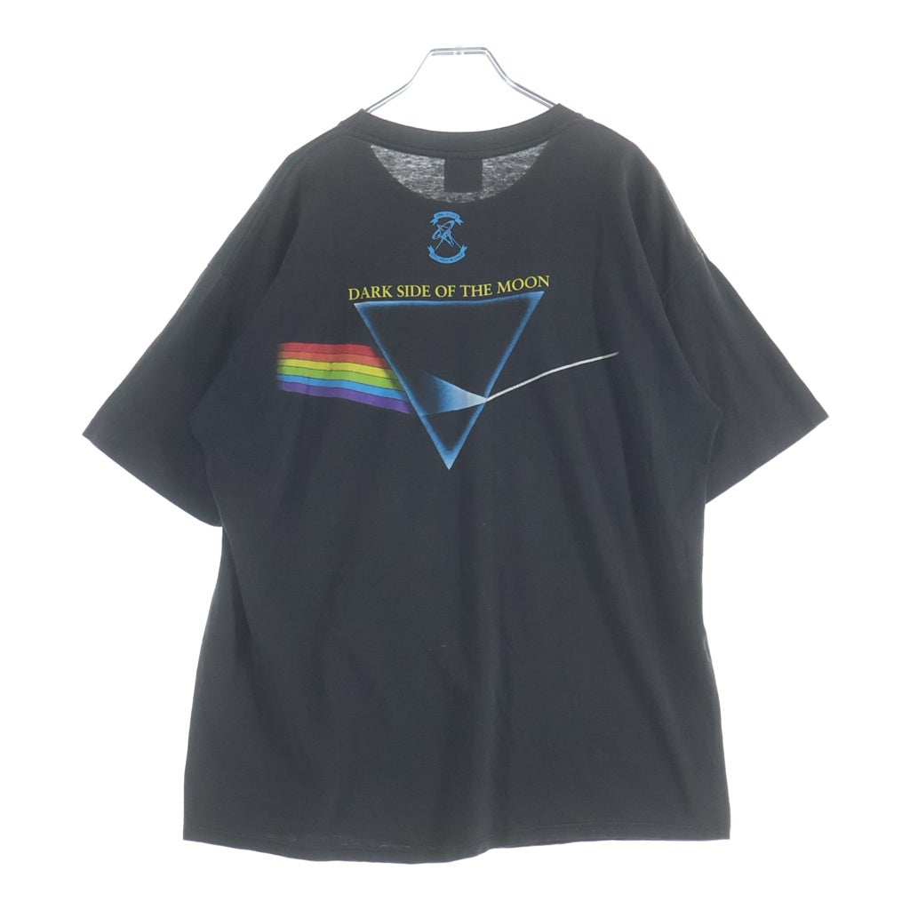 VINTAGE(ヴィンテージ) 90S PINK FLOYD DARK SIDE OF THE MOON ピンクフロイド 狂気 両面プリント半袖カットソーTシャツ ブラック