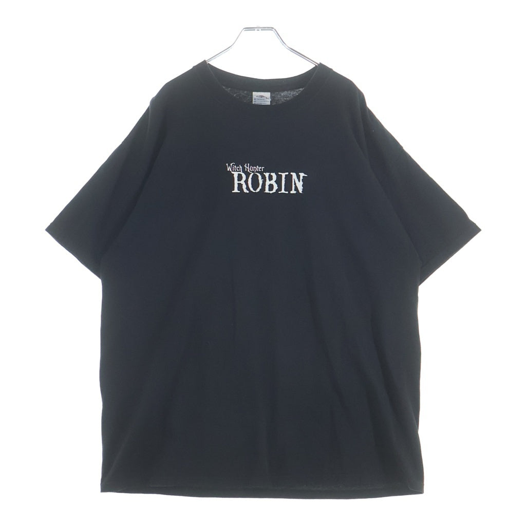 VINTAGE(ヴィンテージ) 00S WITCH HUNTER ROBIN ウィッチ ハンター ロビン アニメ 半袖Tシャツ カットソー ブラック