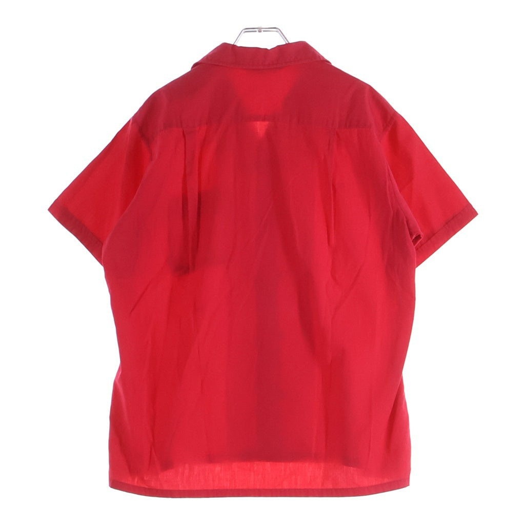 VINTAGE(ヴィンテージ) DEL MAR (デルマー) DRAGON PRINT OPEN COLLAR S/S SHIRT ドラゴン プリント 半袖 コットン オープンカラー シャツ レッド