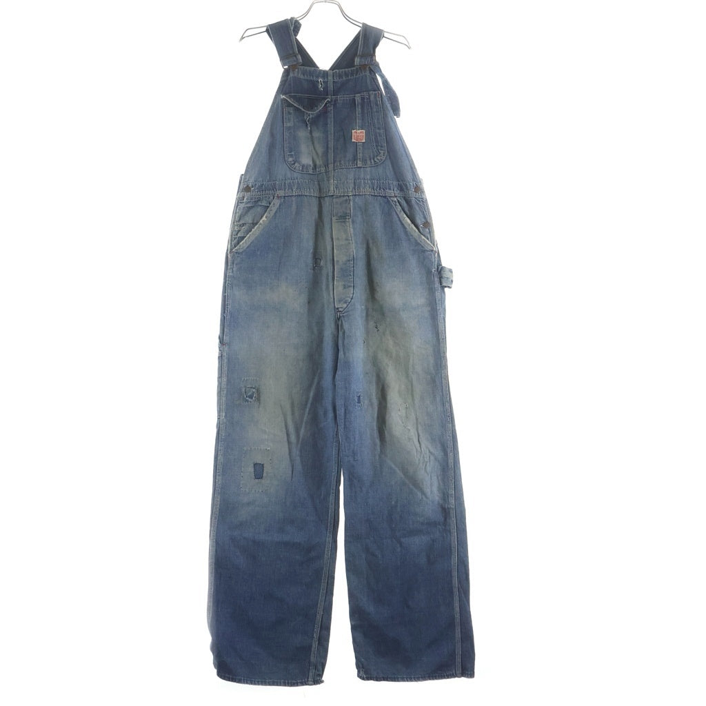 BIGMAC(ビッグマック) 30-40S SAFE T FLAP SANFORIZE DENIM OVER ALL デニム オーバーオール インディゴ