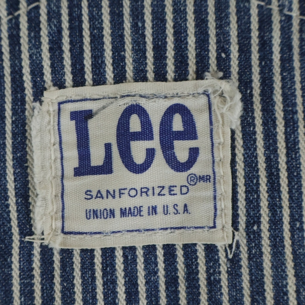 LEE(リー) 60-70S HICKORY OVER ALL ヒッコリー オーバーオール インディゴ/ホワイト