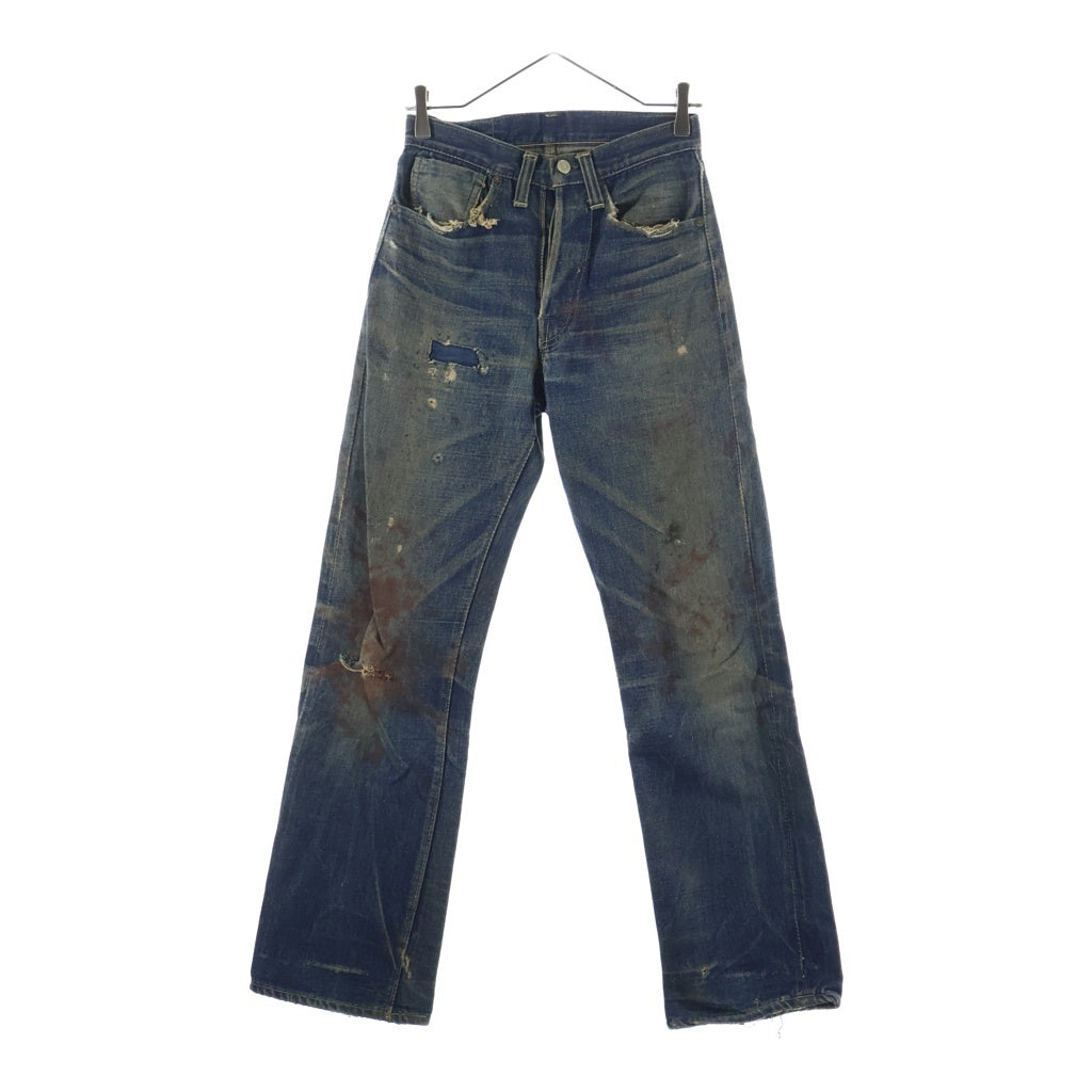 Levi's リーバイス 40S VINTAGE SS503XXB WW2 大戦モデル 革パッチ ボタン裏刻印 Vステッチ 隠しリベット 通常R ボタンフライ デニムパンツ インディゴ Levi's(リーバイス) 40S VINTAGE SS503XXB WW2 大戦モデル 革パッチ