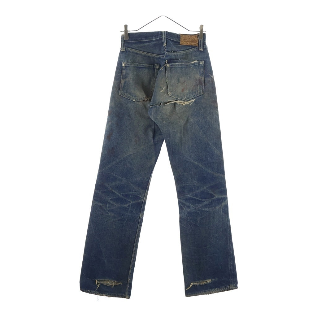 Levi's(リーバイス) 40S VINTAGE SS503XXB WW2 大戦モデル 革パッチ ボタン裏刻印 Vステッチ 隠しリベット 通常R ボタンフライ デニムパンツ インディゴ