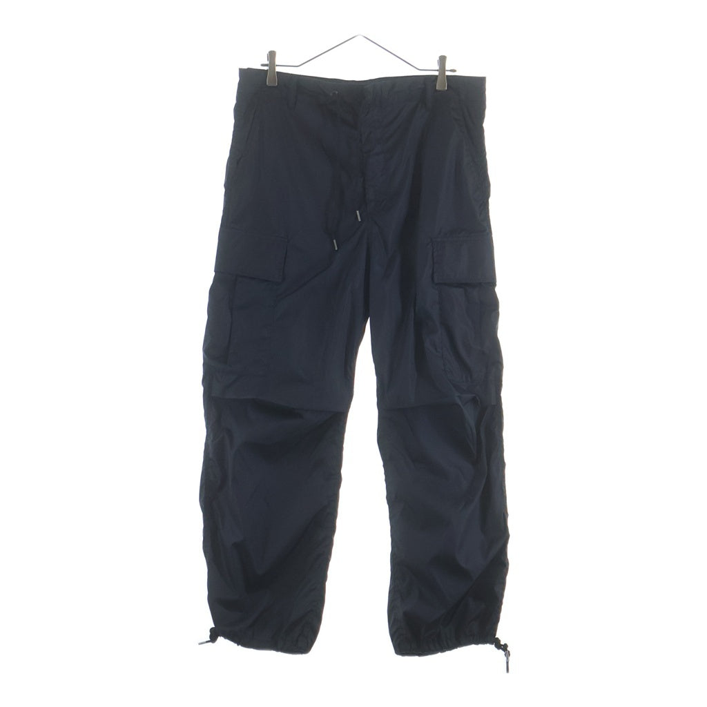 H BEAUTY&YOUTH(エイチ ビューティーアンドユース) OLMETEX NYLON CARGO PANTS ナイロンシレタフタ クランキー カーゴパンツ ブラック 1214-174-9099