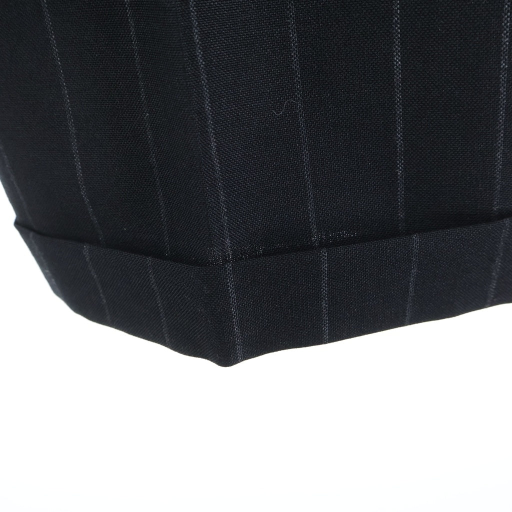 WACKO MARIA(ワコマリア) 24SS PLEATED TROUSERS (TYPE-2) CLOTH DORMEUIL ドーメル ストライプ スラックス ブラック/グレー