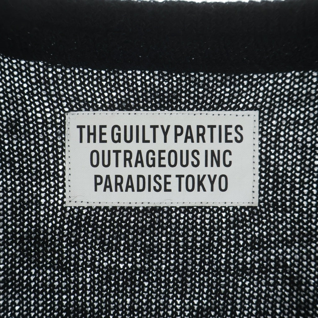 WACKO MARIA(ワコマリア) THE GUILTYPARTIES PARADISE PREMIUM MOHAIR KNIT CARDIGAN プレミアム モヘア ニット カーディガン ブラック