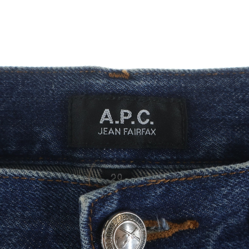 A.P.C(アーペーセー) JEAN FAIRFAX STRAIGHT DENIM PANTS ストレートデニム インディゴ 0224