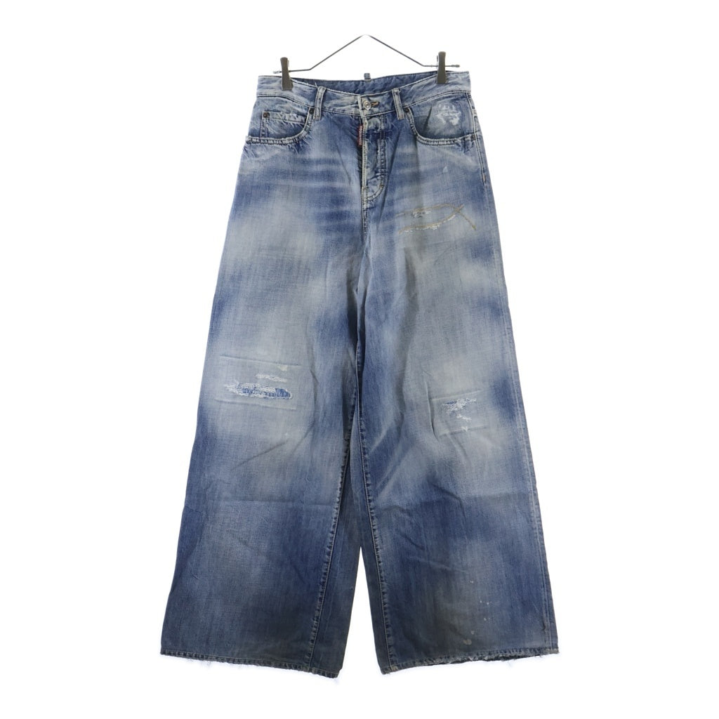 DSQUARED2(ディースクエアード) 22AW Traveller Jean ワイド デニム