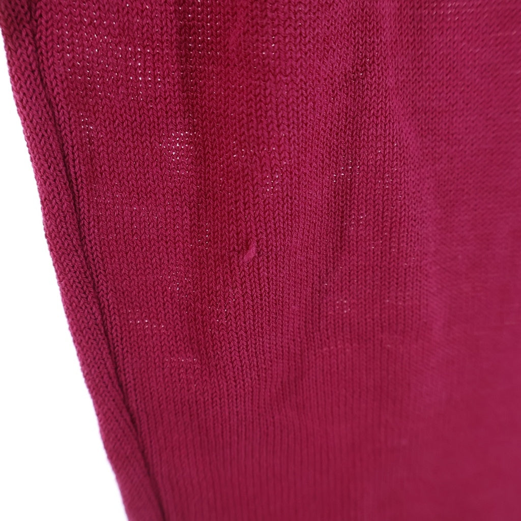 Maison Margiela(メゾンマルジェラ) COTTON SNAP BUTTON CARDIGAN コットン スナップ ボタン カーディガン ピンク レディース