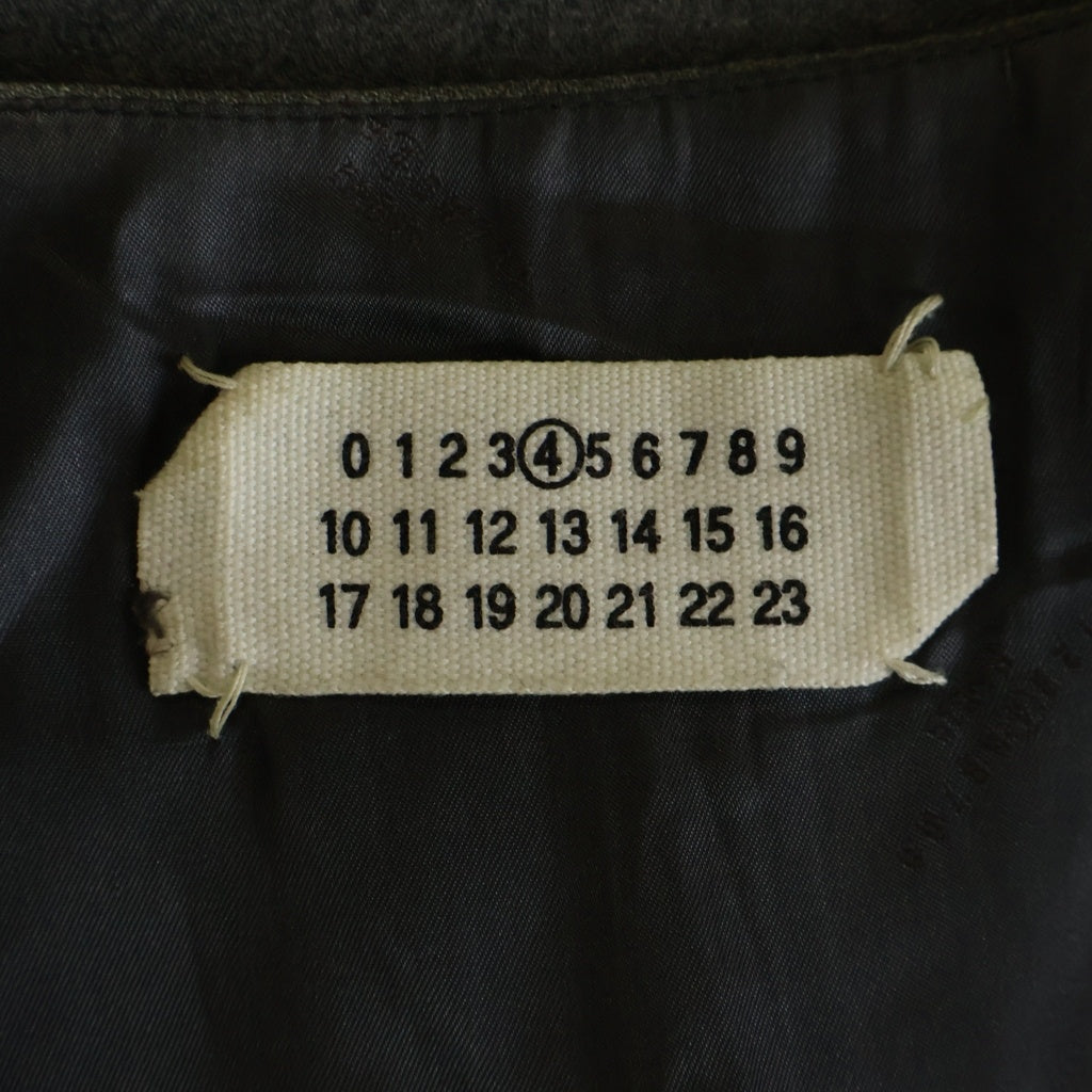 Maison Margiela(メゾンマルジェラ) SLEEVELESS WOOL V NECK DRESS ノースリーブ Vネック ドレス グレー レディース