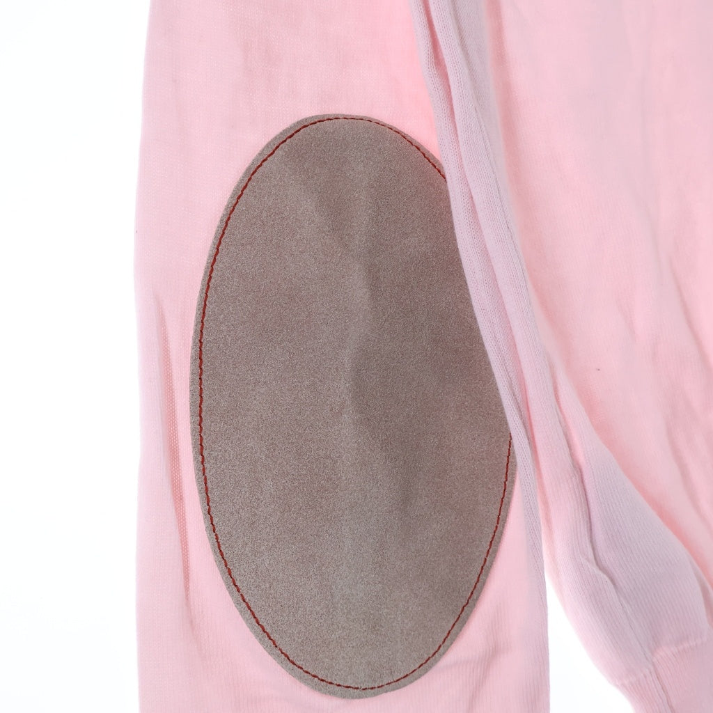 Maison Margiela(メゾンマルジェラ) 17SS ELBOW PATCH CREW NECK KNITWEAR エルボーパッチ クルーネック ニット ピンク S51HA0722 S15886 レディース
