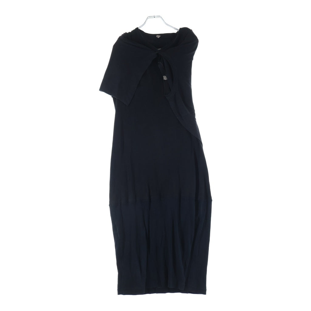 Maison Margiela(メゾンマルジェラ) ここのえ期 Artisanal Dress アーティザナル ワンピース ブラック 500R356055 レディース