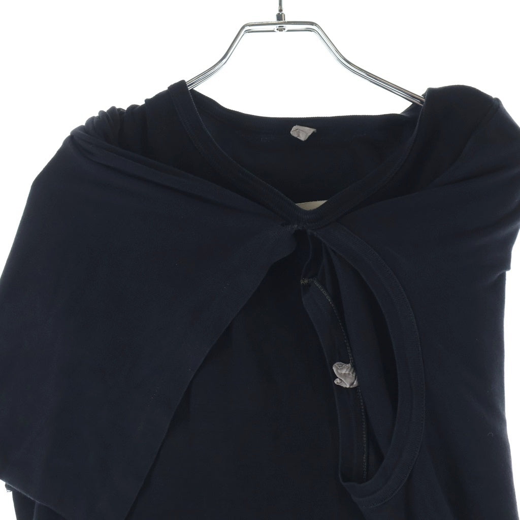 Maison Margiela(メゾンマルジェラ) ここのえ期 Artisanal Dress アーティザナル ワンピース ブラック 500R356055 レディース