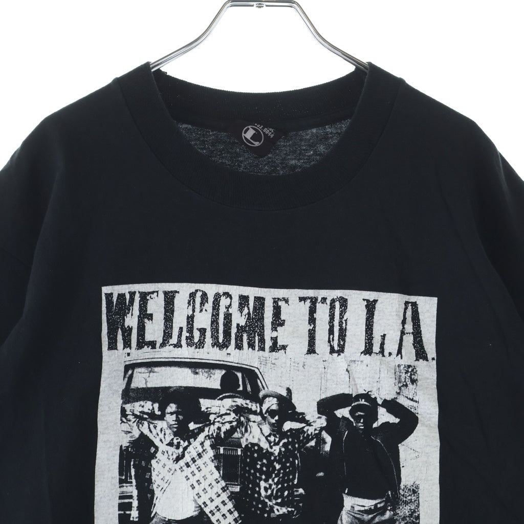 VINTAGE(ヴィンテージ) 80-90S OLD GHOST WELCOME TO LA PHOTO PRINT TEE オールドゴースト フォトプリント 半袖Tシャツ カットソー ブラック