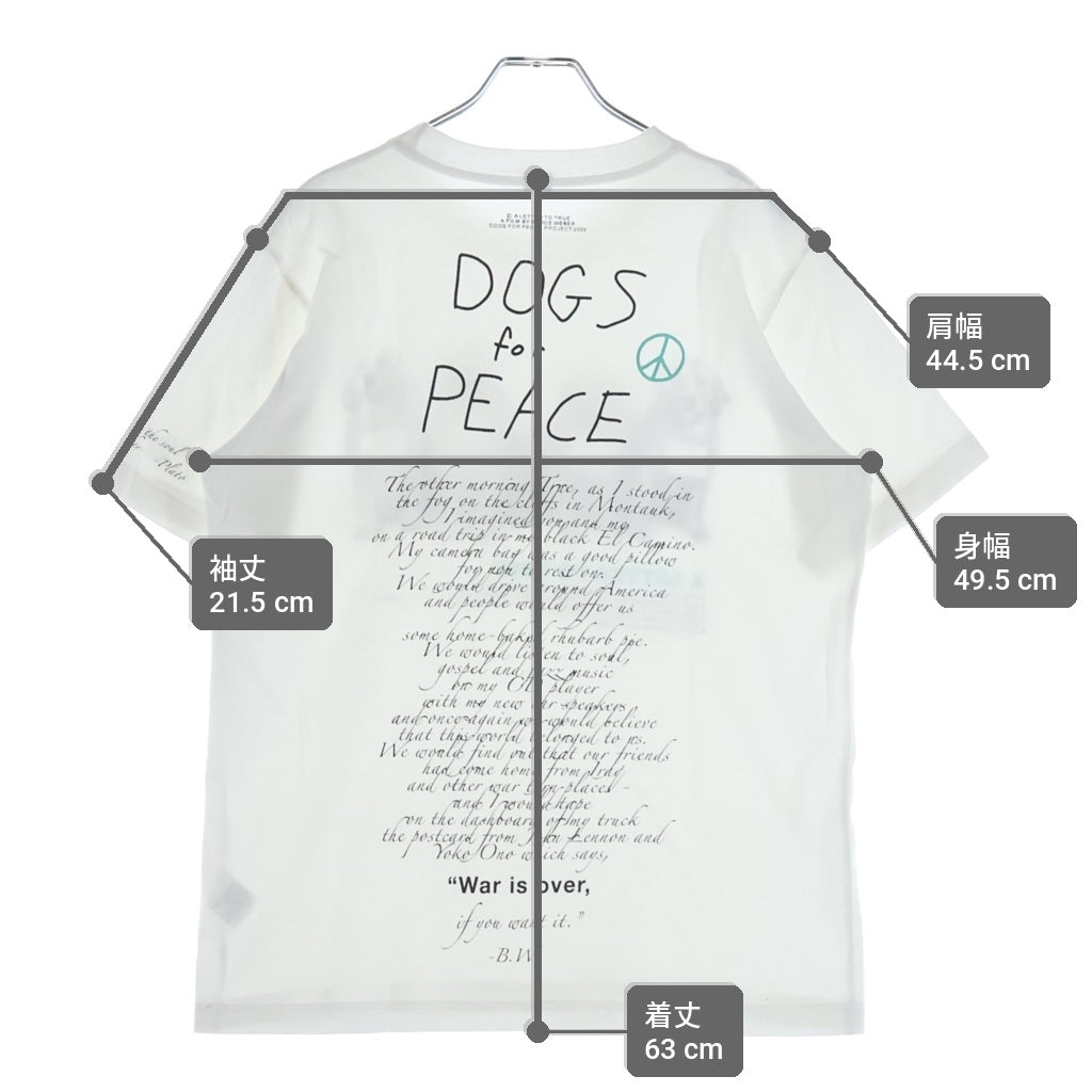 Paul Smith(ポールスミス) 00S BRUCE WEBER TEE ブルースウェーバー 両面プリント半袖カットソーTシャツ ホワイト