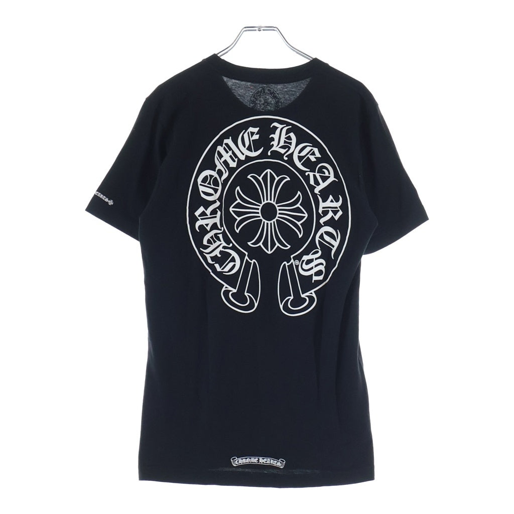 CHROME HEARTS(クロムハーツ) 25SS HORSESHOE POCKET S/S TEE ホースシュー ポケット 半袖Tシャツ カットソー ブラック