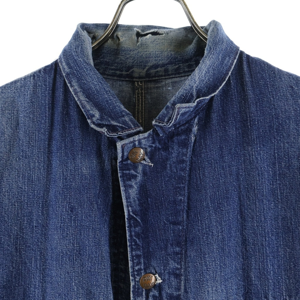 VINTAGE(ヴィンテージ) 50S PENNEY'S PAY DAY (ペイデイ) DENIM COVERALL JACKET デニムカバーオール ジャケット インディゴ