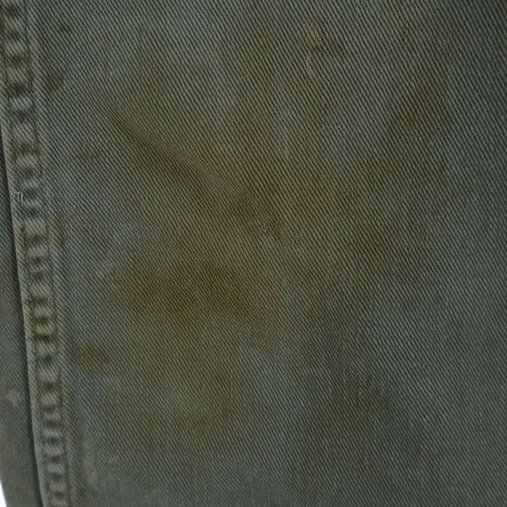 Levi's(リーバイス) 60S VINTAGE 800K BIG E GRIPPER ZIPPER ボタン裏B ヴィンテージ 白タブ ジップフライ コットン パンツ カツラギ カーキ