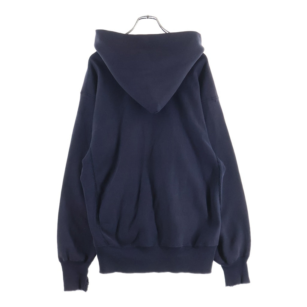CHAMPION(チャンピオン) 90S REVERSEWEAVE ZIP UP HOODIE リバースウィーブ ジップパーカー刺繍タグ ネイビー