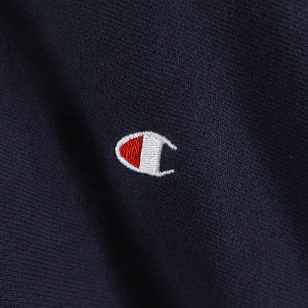 CHAMPION(チャンピオン) 90S REVERSEWEAVE ZIP UP HOODIE リバースウィーブ ジップパーカー刺繍タグ ネイビー