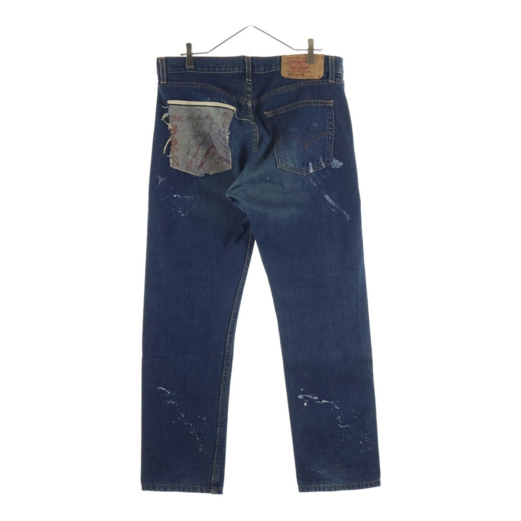 Levi's(リーバイス) 00S 505-03 ボタン裏刻印379 スモールe 不均等V USA製 ジップフライ デニムパンツ インディゴ