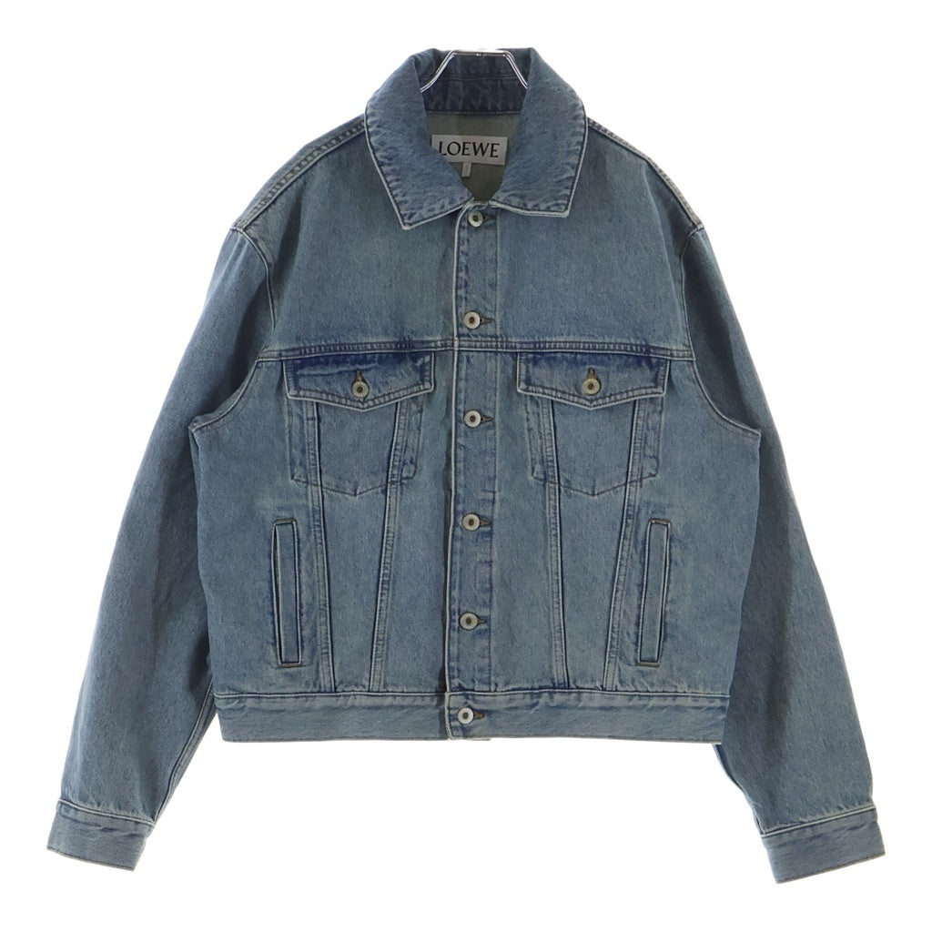 LOEWE(ロエベ) 25AW ANAGRAM DENIM JACKET アナグラム Gジャン デニムジャケット インディゴ 1727170 H526Y50W25